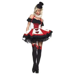 Joker Spillkort Dame Deluxe Kostyme