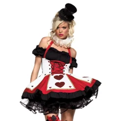 Joker Spillkort Dame Deluxe Kostyme