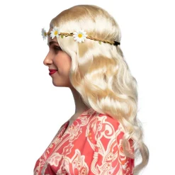 Joy Blond Parykk med Pannebånd