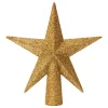 Juletrestjerne Gull Glitter