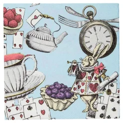 Kaffeservietter Tea Party Alice Wonderland