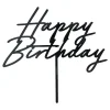 Kakedekorasjon Happy Birthday i akryl