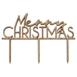 Kakedekorasjon Merry Chrismas