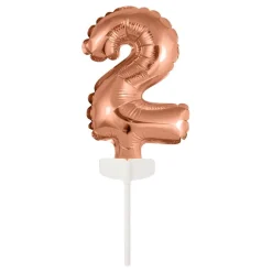 Kakedekorasjon Tallballong Mini Roségull
