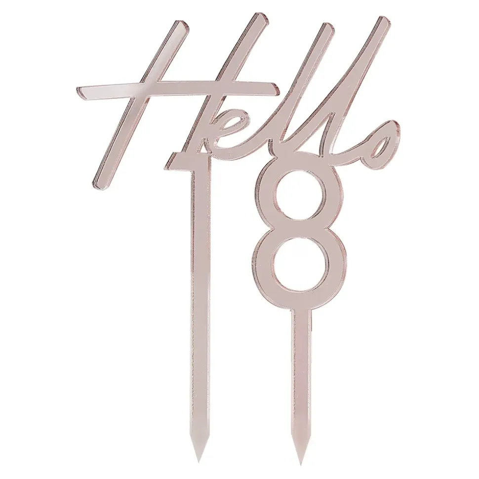 Kakedekorasjon Tall Hello