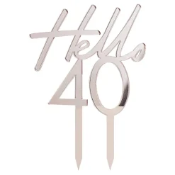 Kakedekorasjon Tall Hello