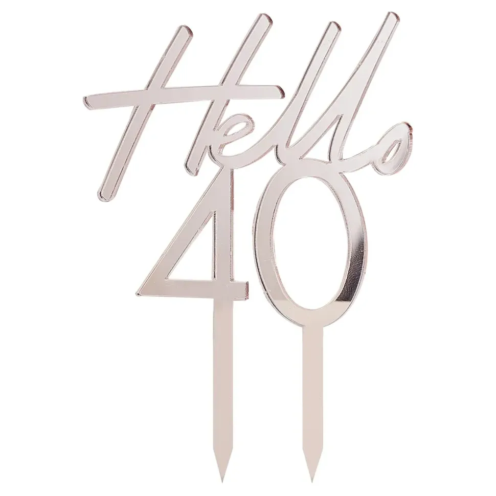 Kakedekorasjon Tall Hello