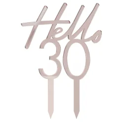 Kakedekorasjon Tall Hello