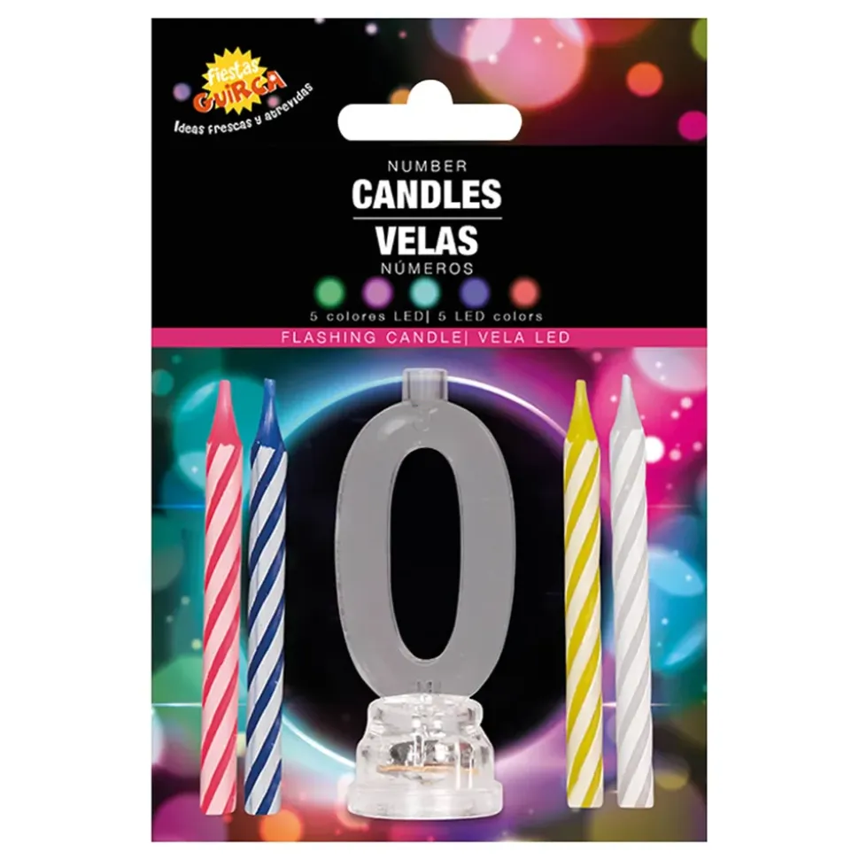 Kakelys med LED-lysholder