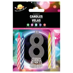 Kakelys med LED-lysholder