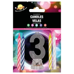 Kakelys med LED-lysholder