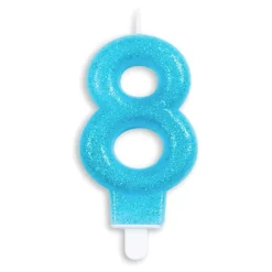 Kakelys Tall Glitter Blå