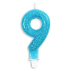 Kakelys Tall Glitter Blå