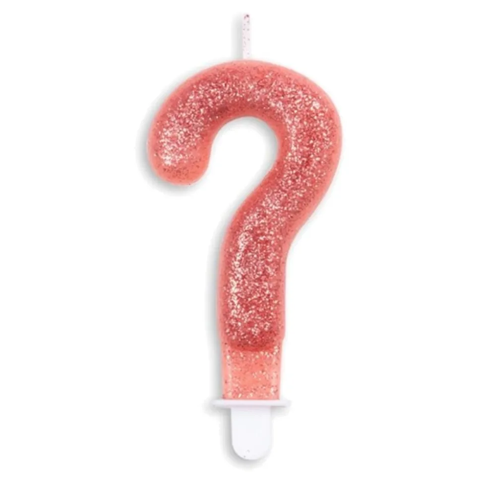 Kakelys Tall Glitter Roségull