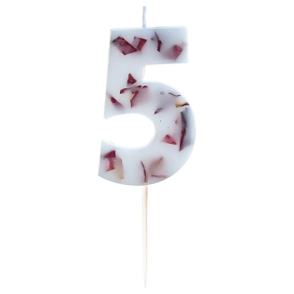 Kakelys Tall med Blomsterblader