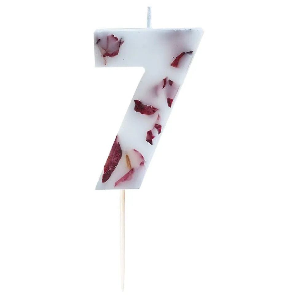 Kakelys Tall med Blomsterblader