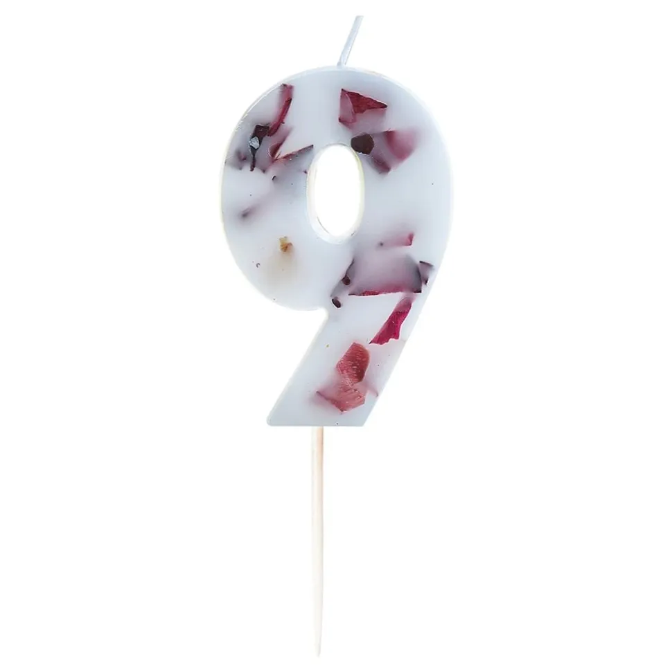 Kakelys Tall med Blomsterblader