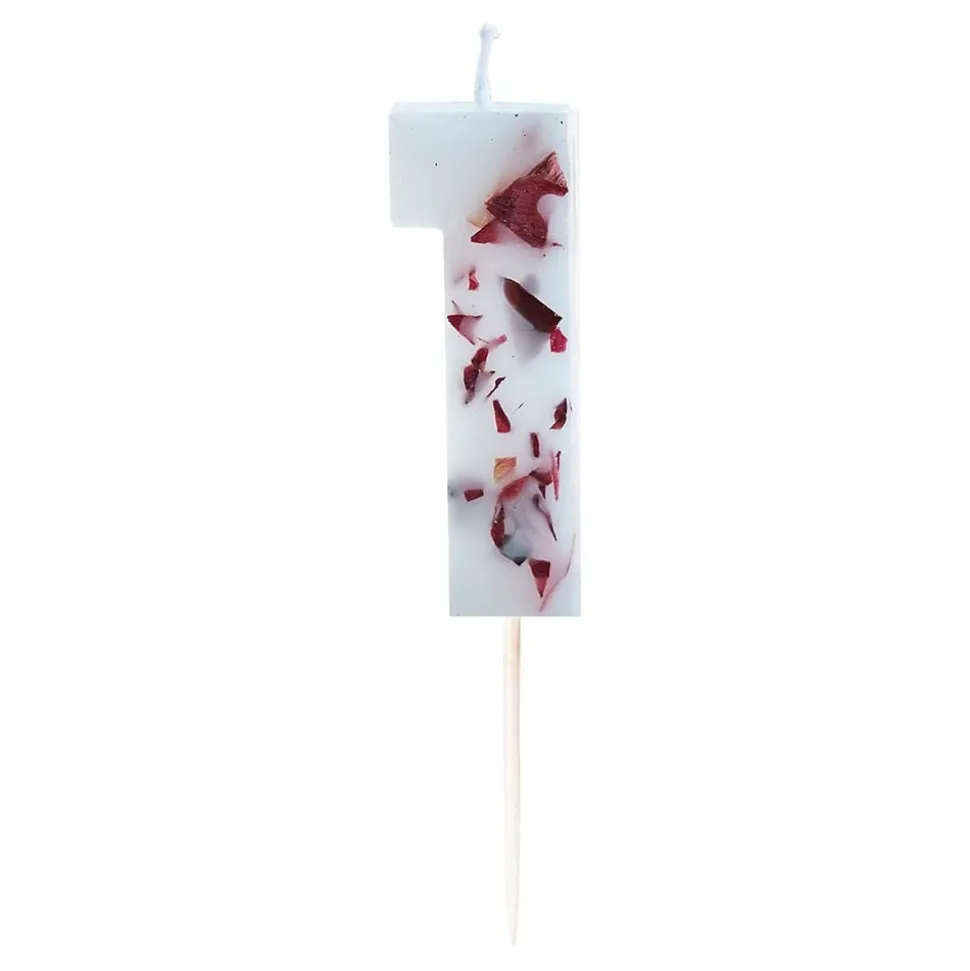 Kakelys Tall med Blomsterblader