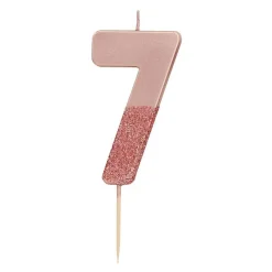 Kakelys Tall Roségull/Glitter