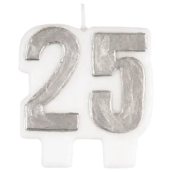 Kakelys Tall 25 Sølv