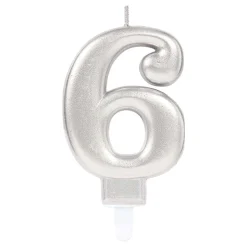 Kakelys Tall Sølv Metallic