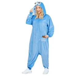 Kakemonster Blå Onesie Kostyme