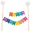 Kakepynt Happy Birthday Vimpel