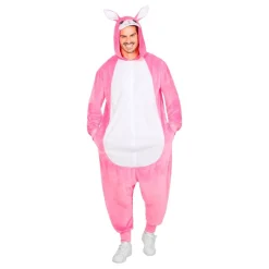 Kanin Rosa Onesie Kostyme