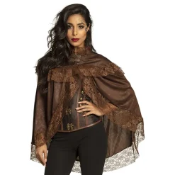 Kappe Steampunk Brun