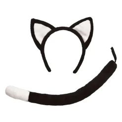 Katt Svart & Hvit Tilbehørssett