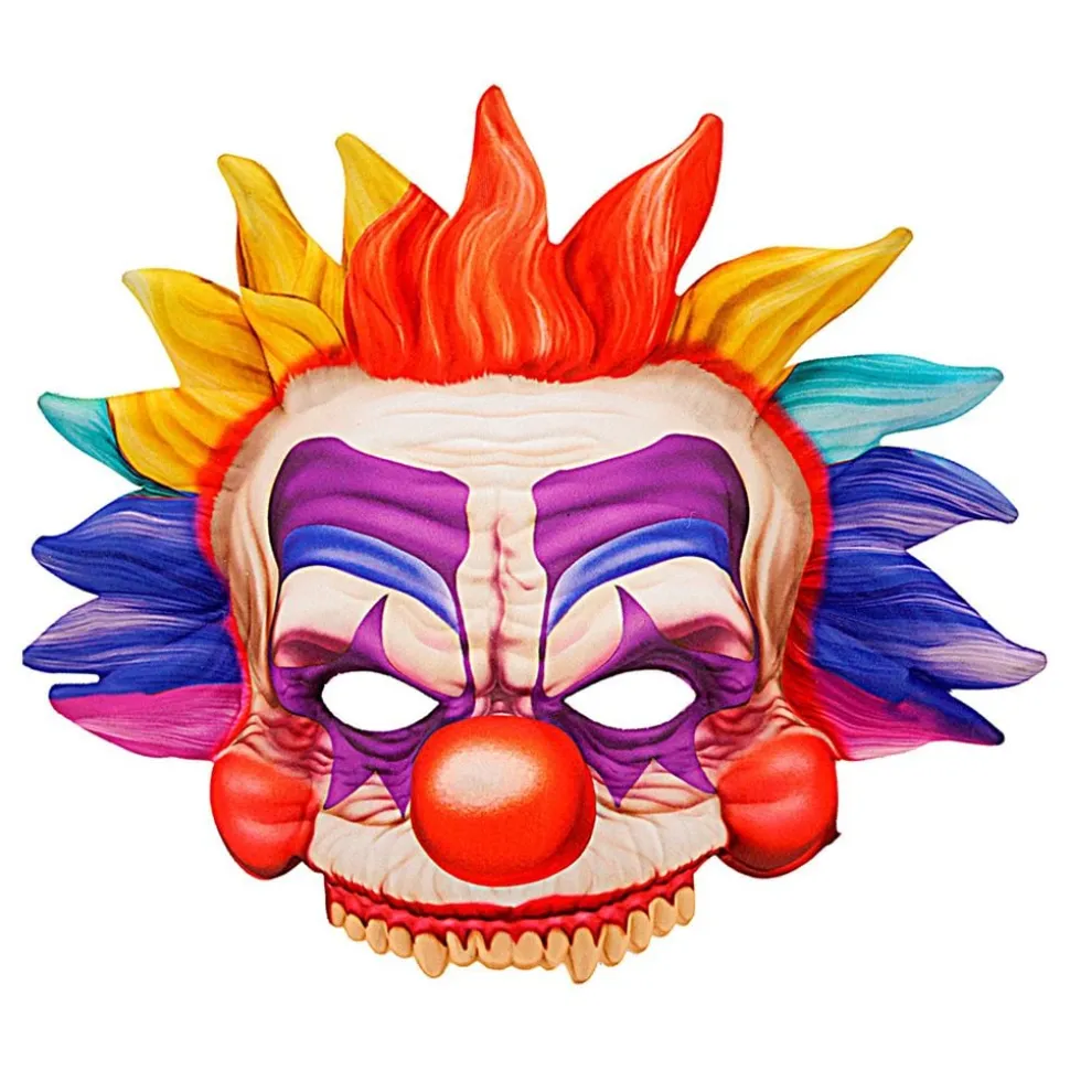 Killer Klovn Maske Flerfarget