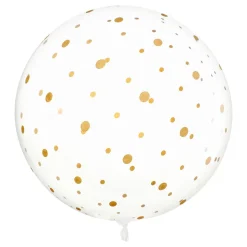 Kjempeballong Transparent Prikkete