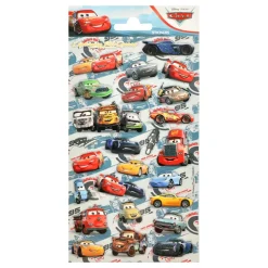 Klistremerker Biler/Cars Glitter