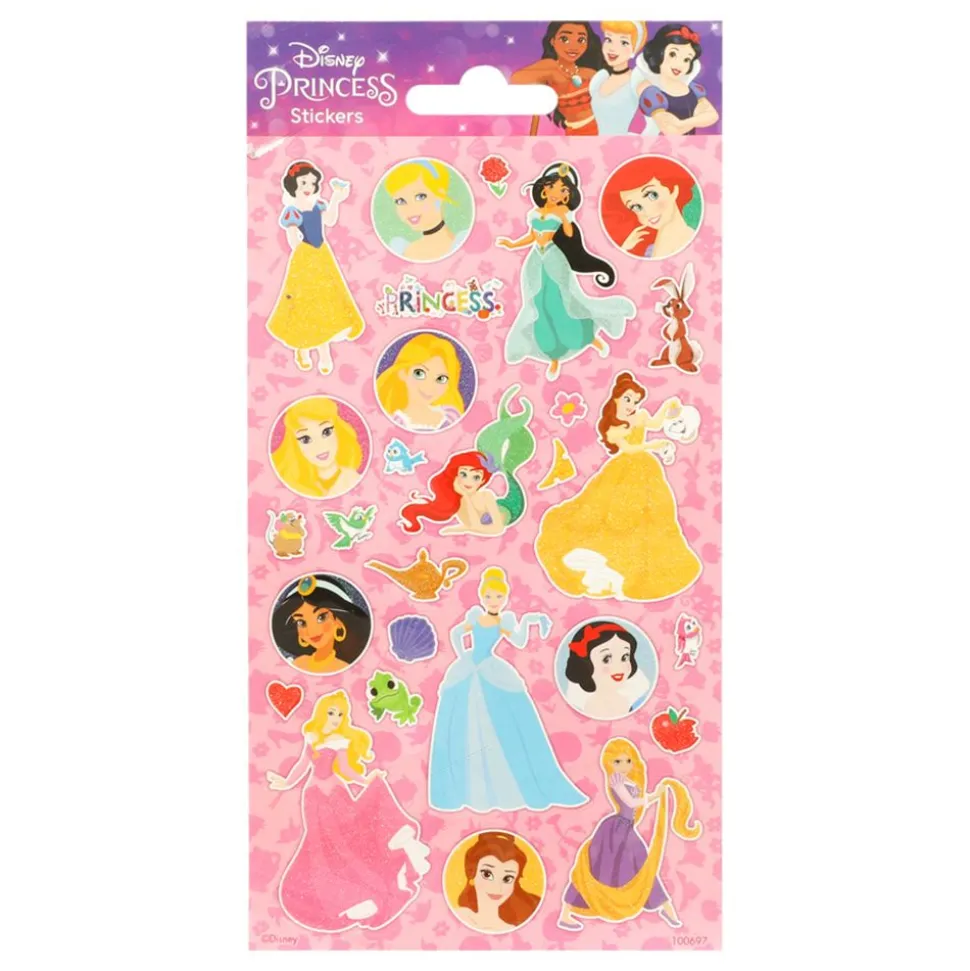 Klistremerker Disney Prinsesser Glitter