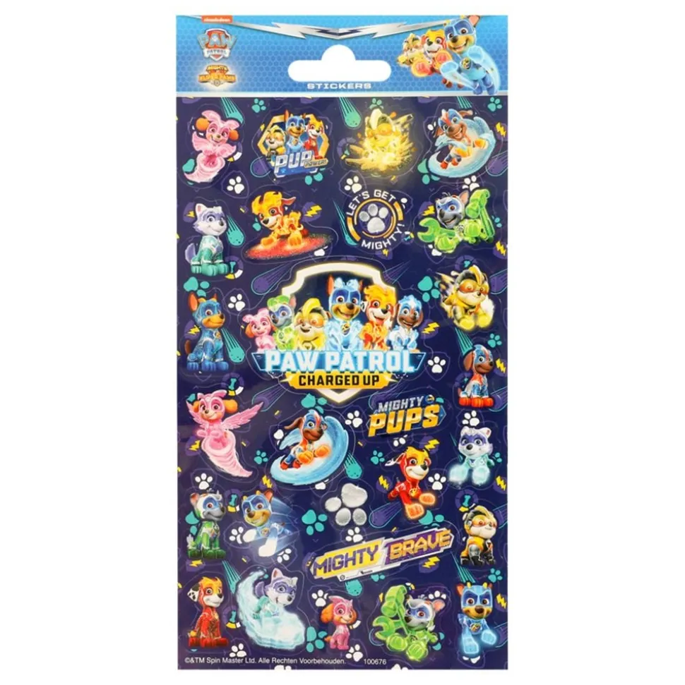 Klistremerker PAW Patrol Mighty Pups