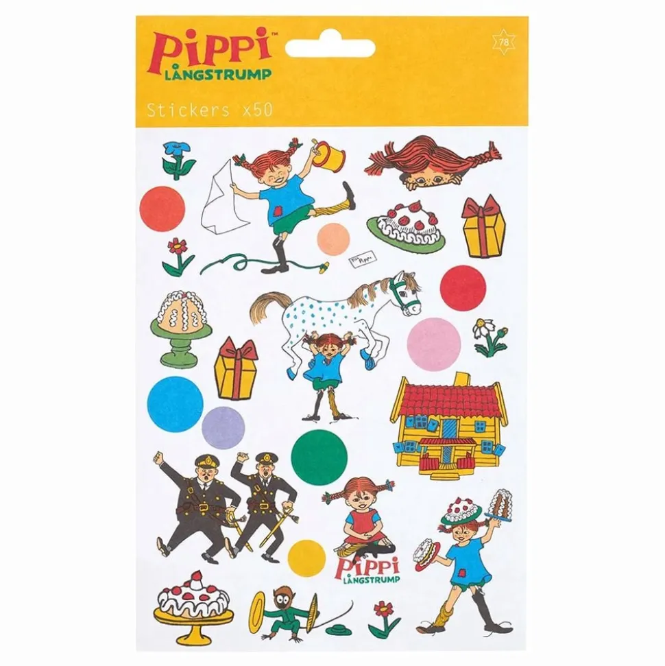Klistremerker Pippi Langstrømpe