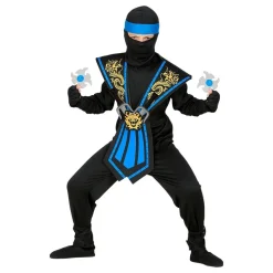 Kombat Ninja Blå Barn Kostyme