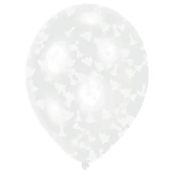 Konfettiballonger Hvit