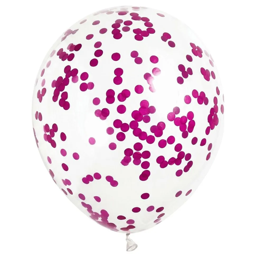 Konfettiballonger Magenta