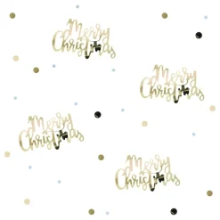 Konfetti Gull Merry Christmas