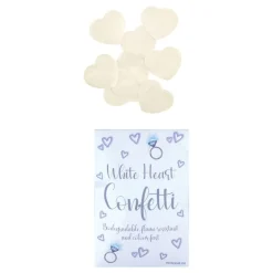 Konfetti Hvite Hjerter