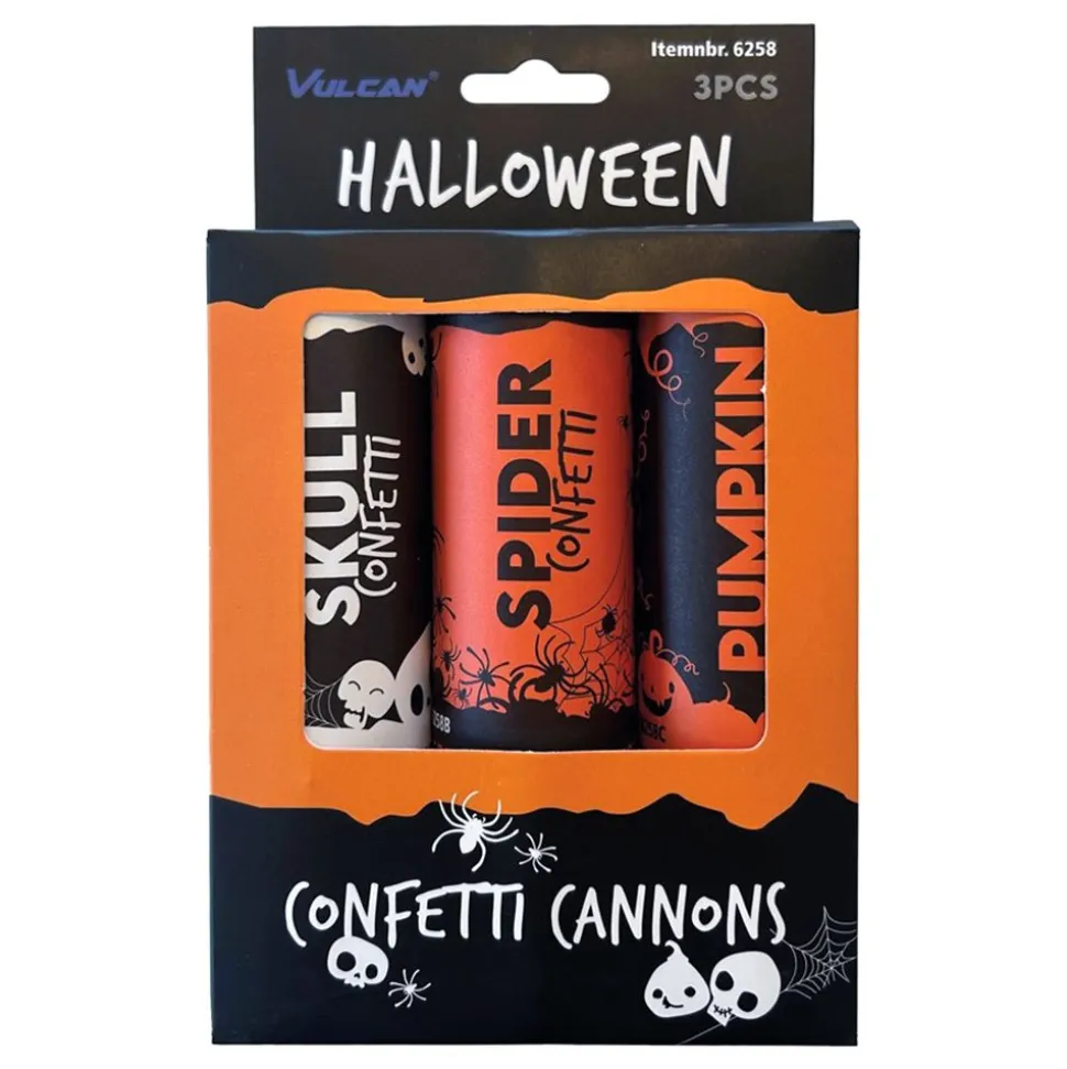 Konfettikanoner halloween