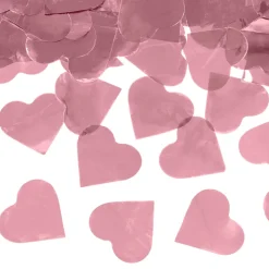 Konfettikanon Hjerter Roségull