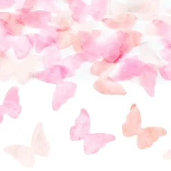 Konfettikanon Sommerfugler Rosa
