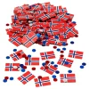 Konfetti Norsk Flagg
