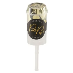 Konfetti Push Pop Gull Metallic