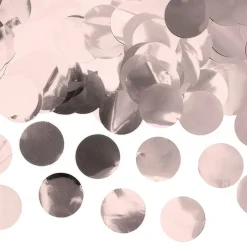 Konfetti Rund Roségull Metallic