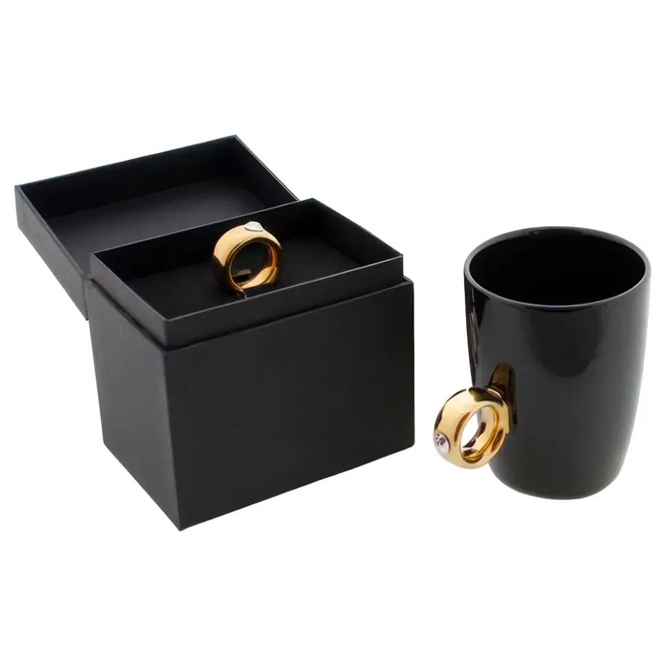 Kopp med guldring