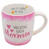 Kopp Verdens Beste Mormor Rosa