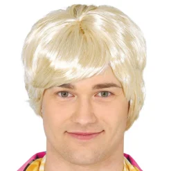 Kort Lyseblond Parykk